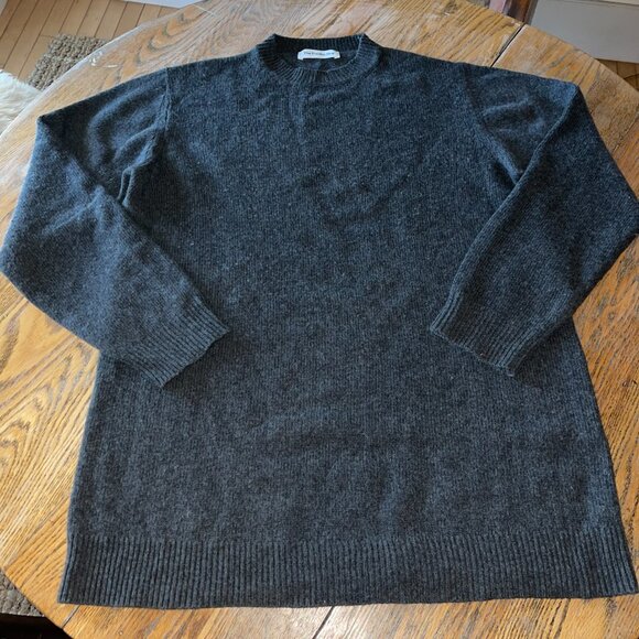 THE FRANKIE SHOP Maxime Knit Sweater Dress - Dark Grey Melange/XS/S - Picture 3 of 8